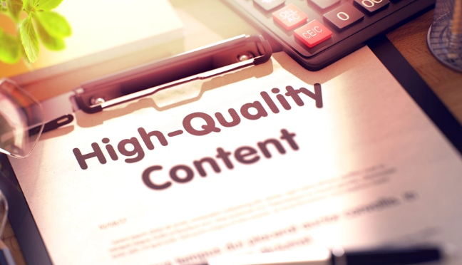 How to improve the efficiency of high-quality content